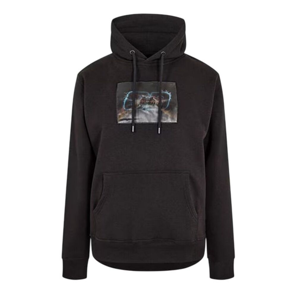 Criminal Damage Mens Lenticular Hoodie / Black